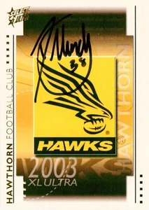 Signed Hawthorn Hawks AFL Select Card - Darren Minchington - Picture 1 of 3