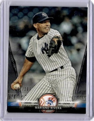2018 Topps Topps Salute Series 2 Legends Black /299 Mariano Rivera #S-82 HOF - Image 1 of 2