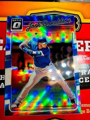 2017 Optic Silver Holo Prizm Josh Donaldson #150 Insert Baseball Card V145 - Image 1 of 2