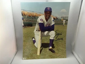Ernie Banks Autographed Picture Chicago Cubs No COA 8x10 Color Photo - Picture 1 of 4
