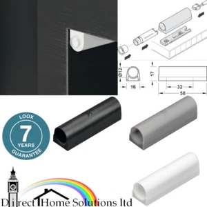 Schaltergehäuse für Loox LED Schalter silber, weiß, schwarz, Ø 12mm Loox Hafele - Bild 1 von 9