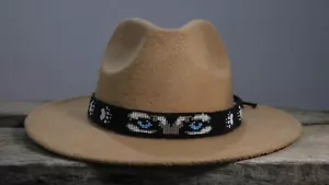 Perlen Hutband Indianer Stil Südwesten Cowboy geritten Handarbeit Hutband - Bild 1 von 4