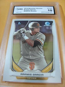 ARAMIS GARCIA GIANTS 2014 BOWMAN CHROME ROOKIE RC # CDP50 GRADED 10 - Picture 1 of 1