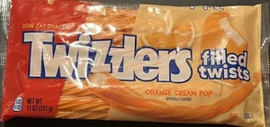 Twizzlers Creamsicle Dreamsicle Popsicle Orange Cream Pop Filled Twists - Picture 1 of 2
