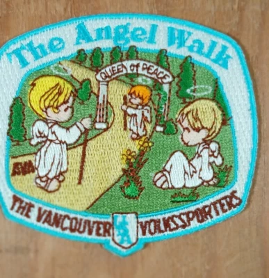 Vancouver Volkssporters ANGEL WALK  Iron On Embroidered Collectible 3” Patch - Image 1 of 3