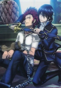 pencil board Shitajiki promo K Project anime Suoh Mikoto Munakata Reisi - Picture 1 of 1