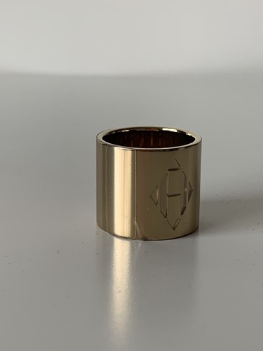 HERMÈS Anello sciarpa Hermes Nuovo con plastica placcato oro