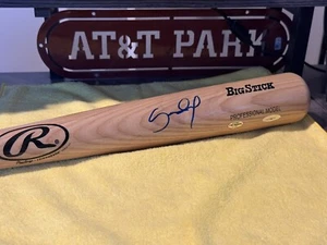 2008 TriStar Hidden Treasures Futures Pablo Sandoval Autographed Bat 31/48 - Picture 1 of 7