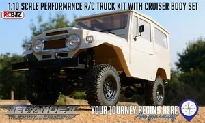 Gelande II Truck KIT Toyota CRUISER HARD Body Detail Interior FJ40 RC4WD Z-K0051 - Picture 1 of 12
