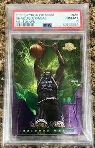 1995 Skybox Premium Shaquille O’Neal Meltdown PSA 8 NM Orlando Magic - Picture 1 of 3