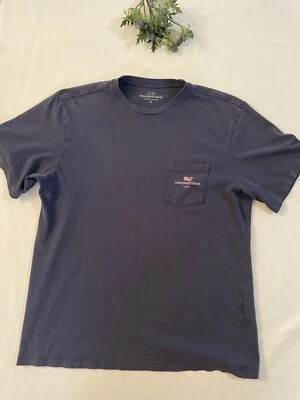 Camiseta Vineyard Vines Riley’s para hombre talla S gris oscuro 100 % algodón suave Foto 1 de 4