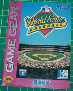 Sega Game Gear Manual: World Series Baseball - Picture 1 of 2