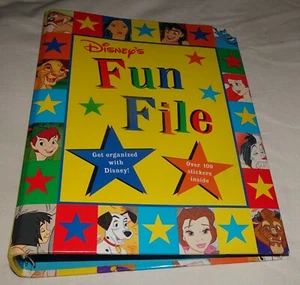 Vintage Walt Disney Fun File 1995 Get Organized Diary Binder - Picture 1 of 12