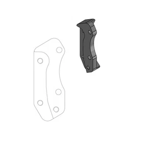 Moto-Master Supermoto Street Rotor Bracket Black For Husqvarna CR 125 1995-2013 - Picture 1 of 1
