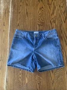 St Johns Bay Blue Jean Denim Shorts Damengröße 10 Denim - Bild 1 von 12