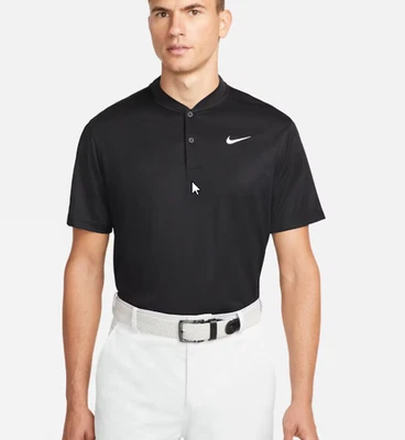 Nike Dri-Fit Men's Victory Golf Blade Polo Shirt DH0838 010 Various Sizes Black