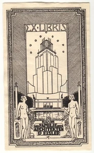 ANONYM: Exlibris für R. Eisler, Architekt - Picture 1 of 1