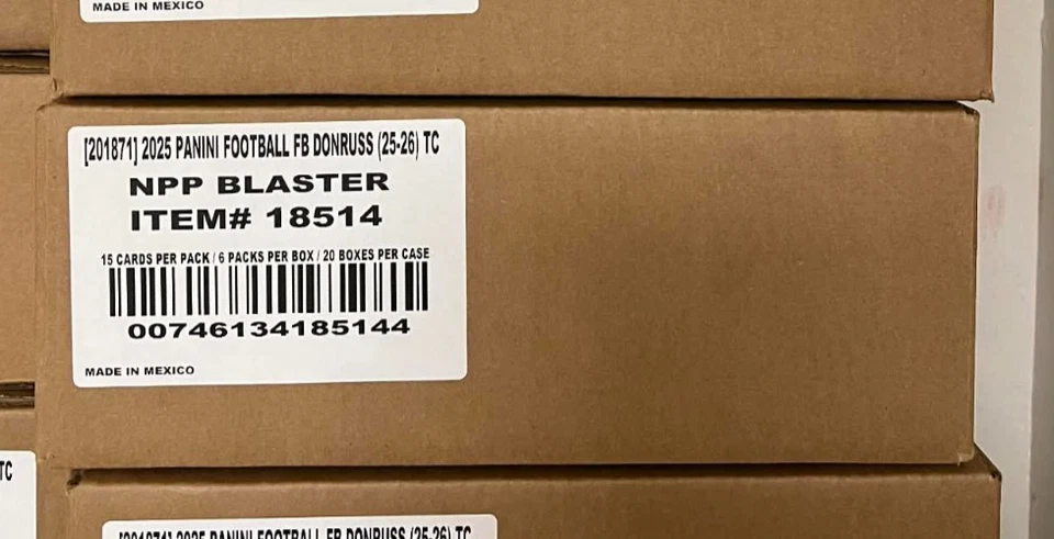 2025 Panini Donruss FOOTBALL BLASTER 20 BOX CASE - SEALED #18514 - DOWNTOWN? - Image 1 of 1