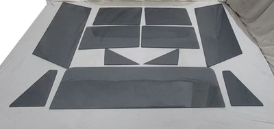 1962 - 1967 Chevy II Nova 4DR Wagon 11pc Glass  Vents Doors Qtr Back Smoke - Imagem 1 de 4