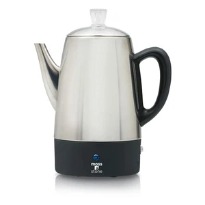 Percolator Coffee Pot Electric 10 Cup, Stainless Steel Coffee Maker. With Kee... - Picture 1 of 8