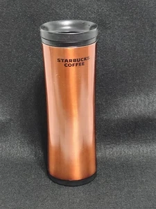 Starbucks 2009 Bronze Brown Coppery Stainless Steel Hot Coffee Cup Venti - Picture 1 of 10