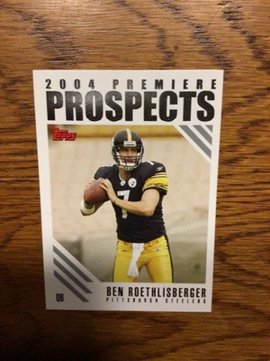 2004 Topps PremeireProspects Ben Rothlisberger #PP1 - Image 1 of 2