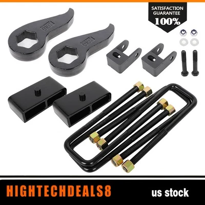 Leveling Lift Kit Torsion Key 3" Front & 1.5" Rear For Chevy Silverado 2500 HD - Image 1 of 4