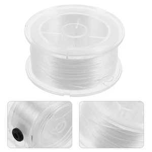 1 rollo de cuerda de pulsera elástica 0,8 mm cordón de cuentas elásticas para hacer joyas - Imagen 1 de 12