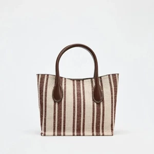 BOLSO ESTAMPADO A RAYAS, Nuevo Diseño de Moda Bolso Cartera para Mujer - Imagen 1 de 6