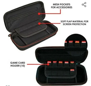 EVORETRO Nintendo switch lite case Black - Picture 1 of 7