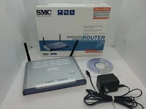 SMC SMCWBR14S-N2 Barricade™ WIRELESS-N ROUTER COMPLETE TESTED WORKING - Picture 1 of 6