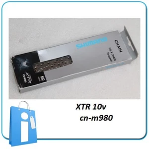 NOS Chaîne Shimano XTR 10v CN-M980 116 Links Hg-X Hyperglide - Picture 1 of 7