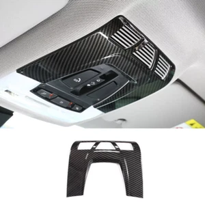 ABS Carbon Fiber Front Reading Lamp Frame Cover Trim For BMW X5 X6 F15 2014-2018 - Imagen 1 de 6