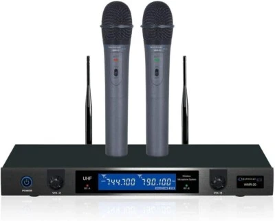 Sistema de micrófono inalámbrico doble Technical Pro UHF Foto 1 de 3