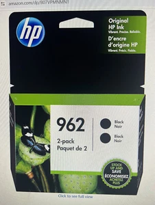 HP 962 - 2ER PACK SCHWARZ ORIGINAL, 3HZ99AN - Bild 1 von 1