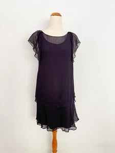 ATHE VANESSA BRUNO Italy silk cocktail party classic slip dress / 38 / AU 8, 10 - Picture 1 of 6