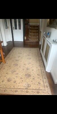 Ulster Stair Carpet And Matching Rug, Brass Clips.Gold Pattern. • 45£