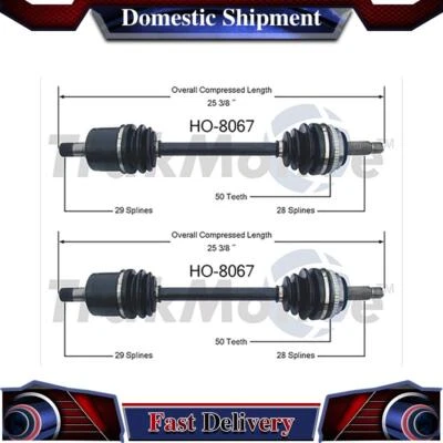 TrakMotive Front CV Axle Drive Shaft Joint For Acura Legend 1986 1987 1988 - Image 1 of 2