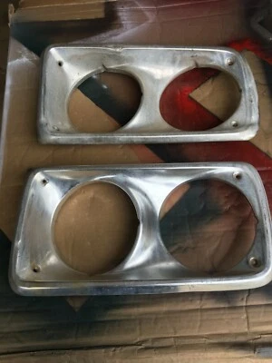 Plymouth Road Runner 1973 1974 cabeza izquierda derecha luz biseles moldura Mopar sin precio base Foto 1 de 4