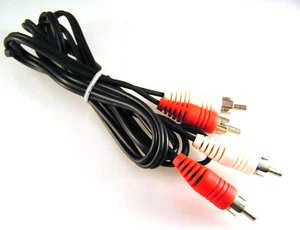 Twin RCA Phono Plug To Plug Stereo Audio Hi-Fi Cable 1.5 Metres OM0291B - Picture 1 of 3