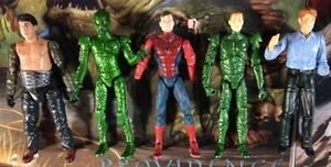 LOT 5 Toy Biz Green Goblin William Dafoe Spider-Man Sam Raimi Norman Dr Octopus - Picture 1 of 5