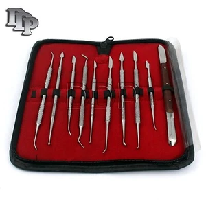 GERMAN Stainless Dental Lab Equipment Dental Kit Wax Carving Tool Set - Picture 1 of 3