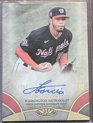 LUIS GARCIA 2021 Topps Tier One Prime Performers Auto /300 #BOA-LG Autograph - Image 1 of 3