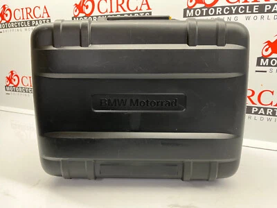 BMW F650 GS DAKAR 00-07 genuine left vario pannier black 77418559933B + lock - Image 1 of 4