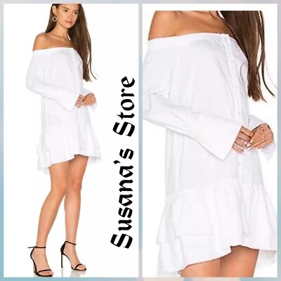 全新带标签 BCBG MAXAZRIA 尺寸 XXS AIYANA 露肩纽扣礼服 198 美元 — 第 1/4 张图片