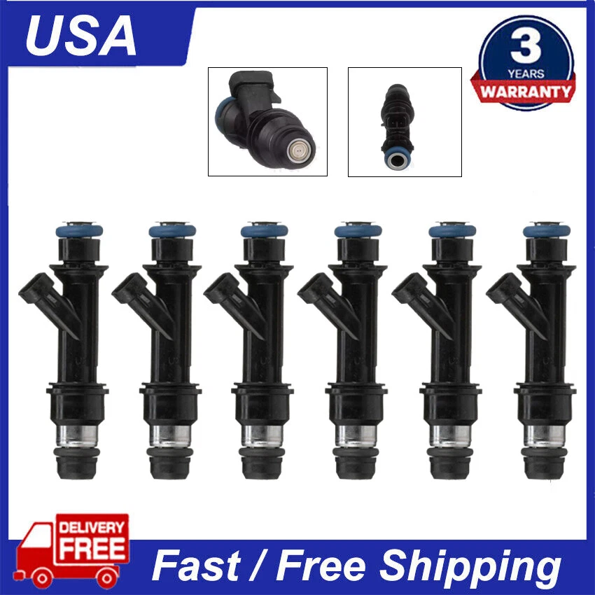 Juego de 6 inyectores de combustible FJ318 para Pontiac Grand Am & Buick Century 2000-2005 EE. UU. Foto 1 de 4