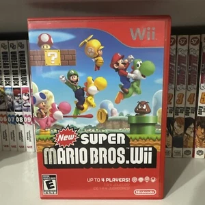 New Super Mario Bros. Wii (Nintendo Wii) CIB completo con manuale - testato e funzionante - Foto 1 di 3