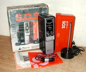 Vintage 1984 Cobra S.O.S. 40 KANAL NOTFALL 2-WEGE RADIO MODELL 39-LTD MIT BOX - Bild 1 von 15