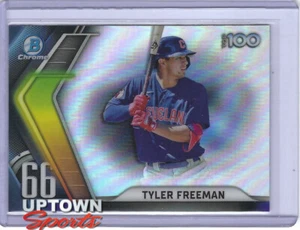 2022 Bowman Scouts Top 100 #BTP-66 Tyler Freeman Cleveland Guardians - Bild 1 von 2