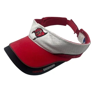 Tampa Bay Buccaneers Sun Visor Reebok NFL Red Adjustable  Embroidered Logo OSFA - Picture 1 of 19
